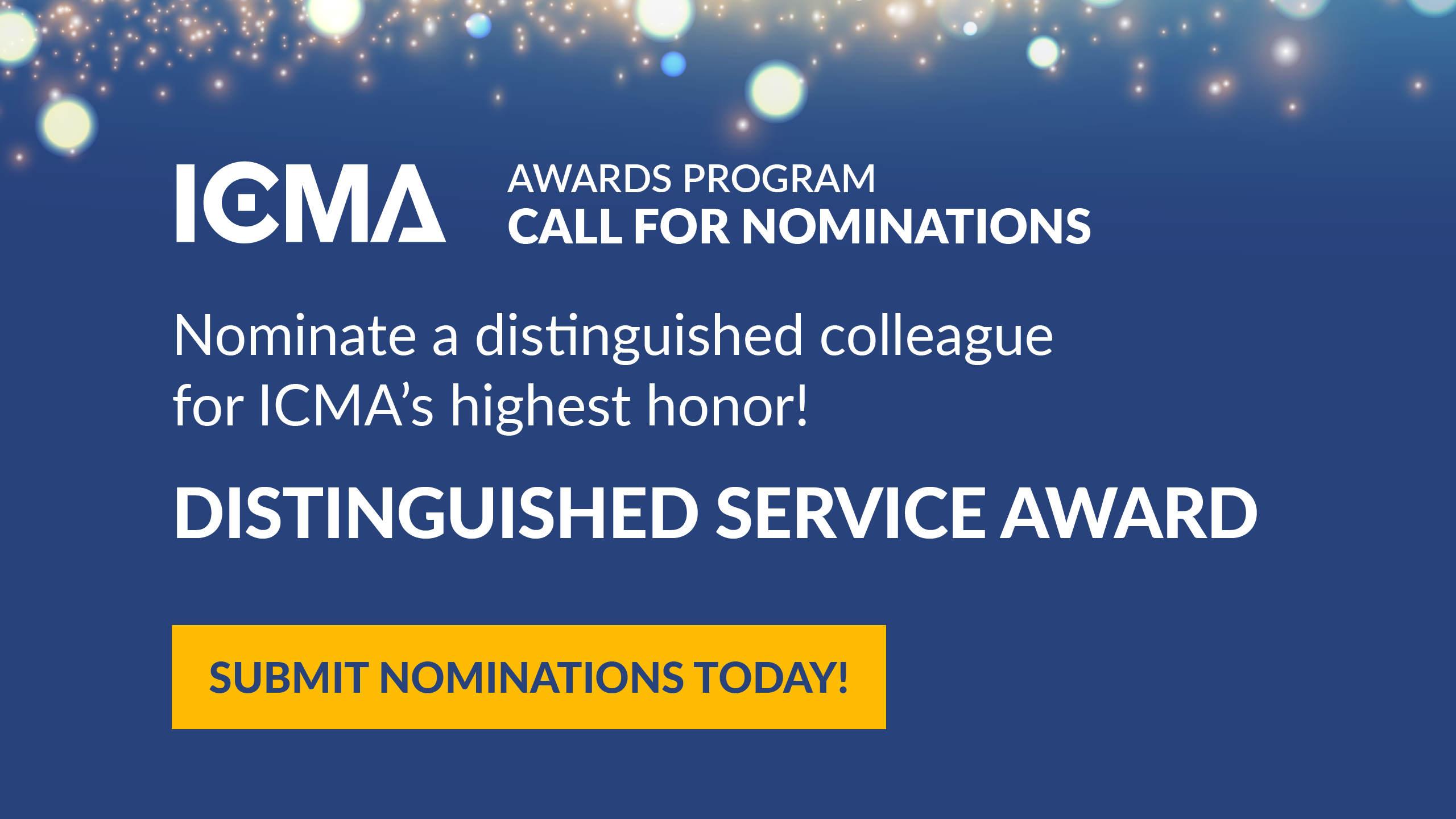 Nominate a Retired Manager for a 2023 ICMA Distinguished Service Award